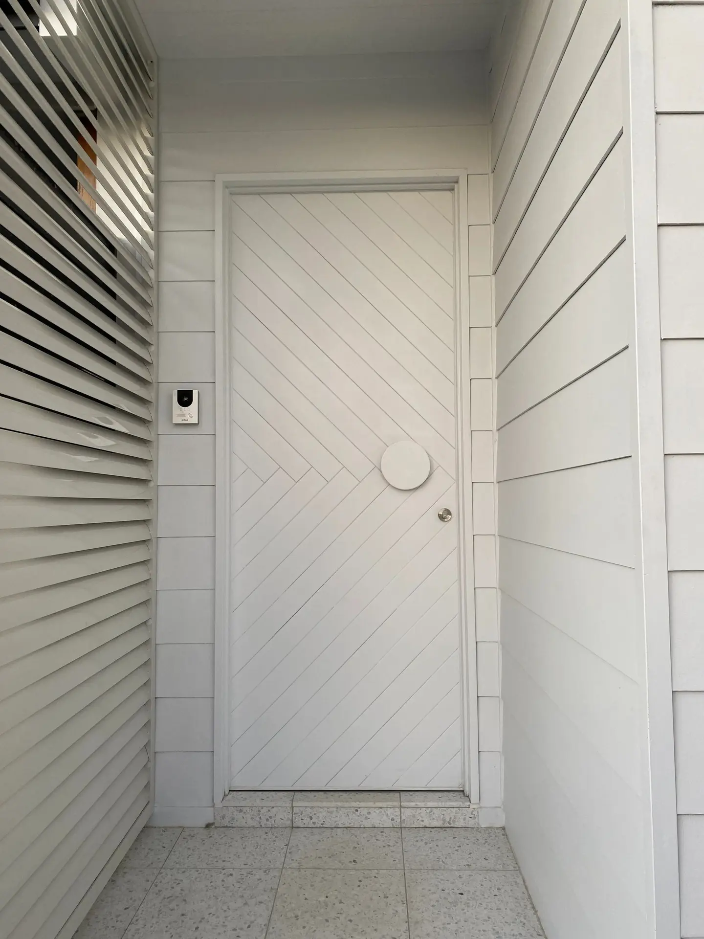 Bespoke timber feature door