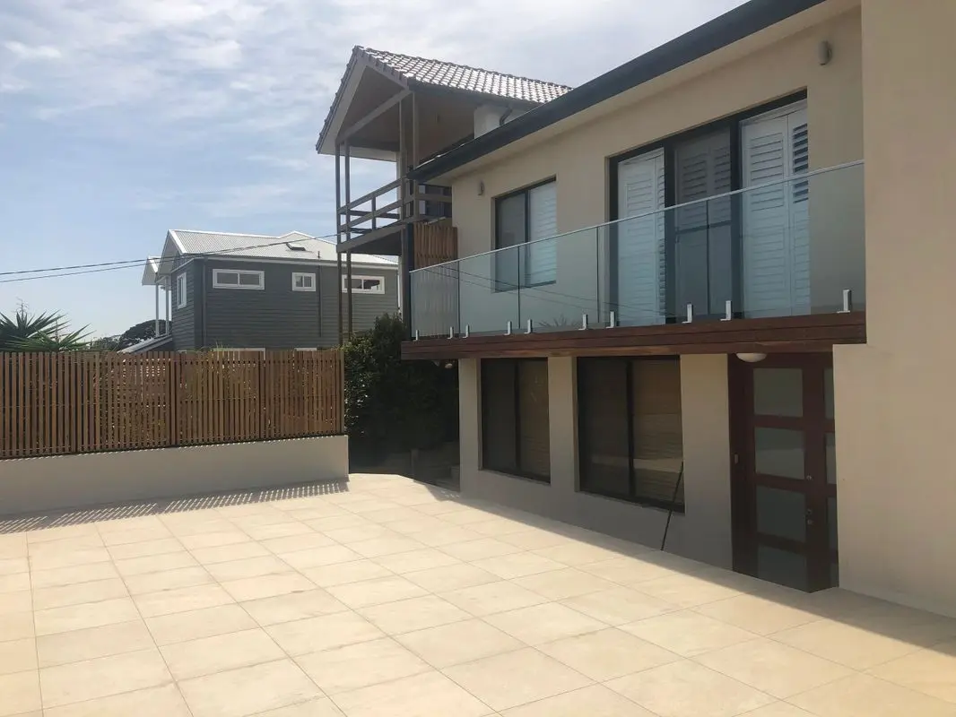 Front alfresco and privacy screen completed during the Chifley facade renovation