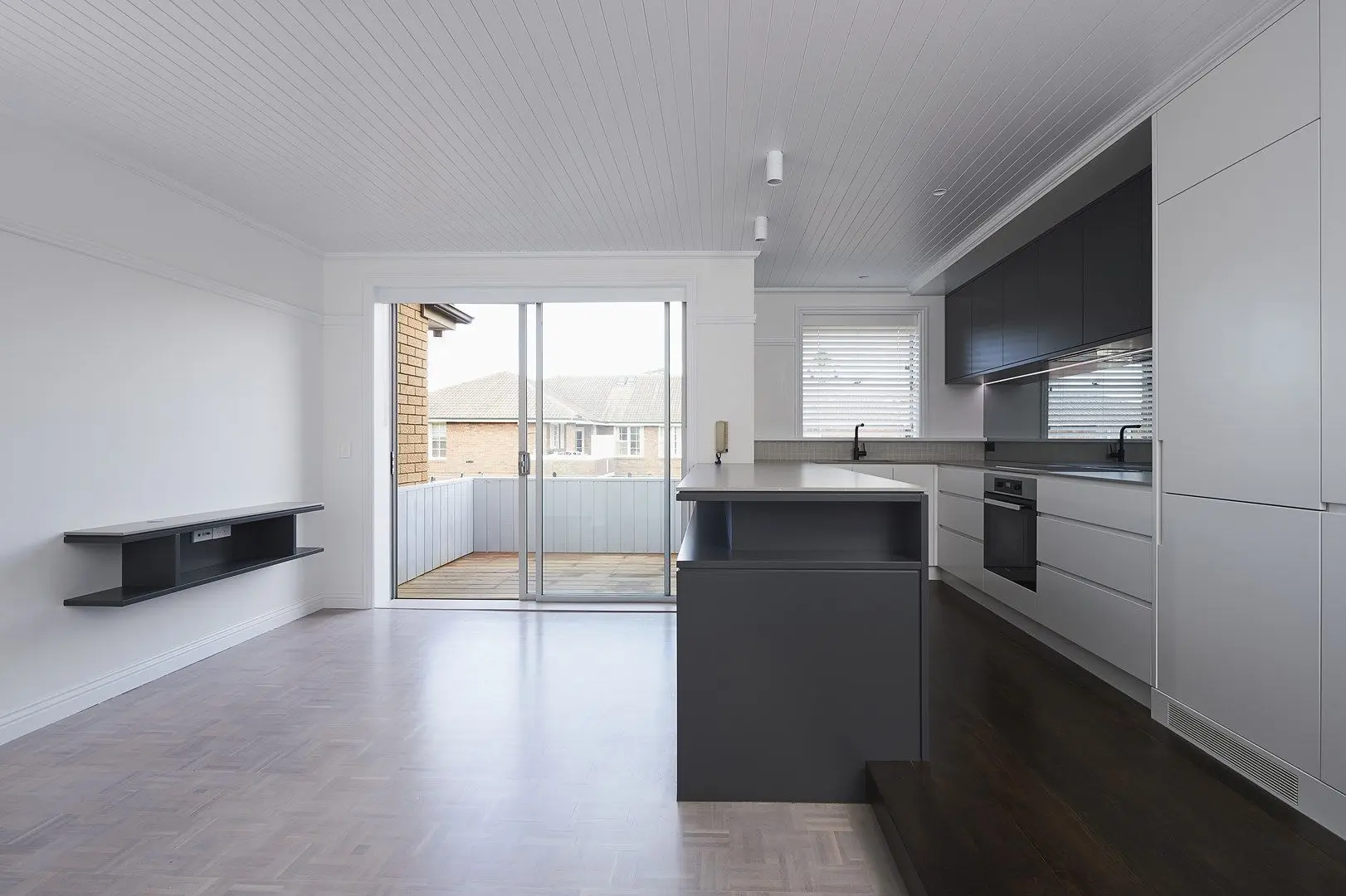 Open-plan kitchen and living renovation completed in Coogee
