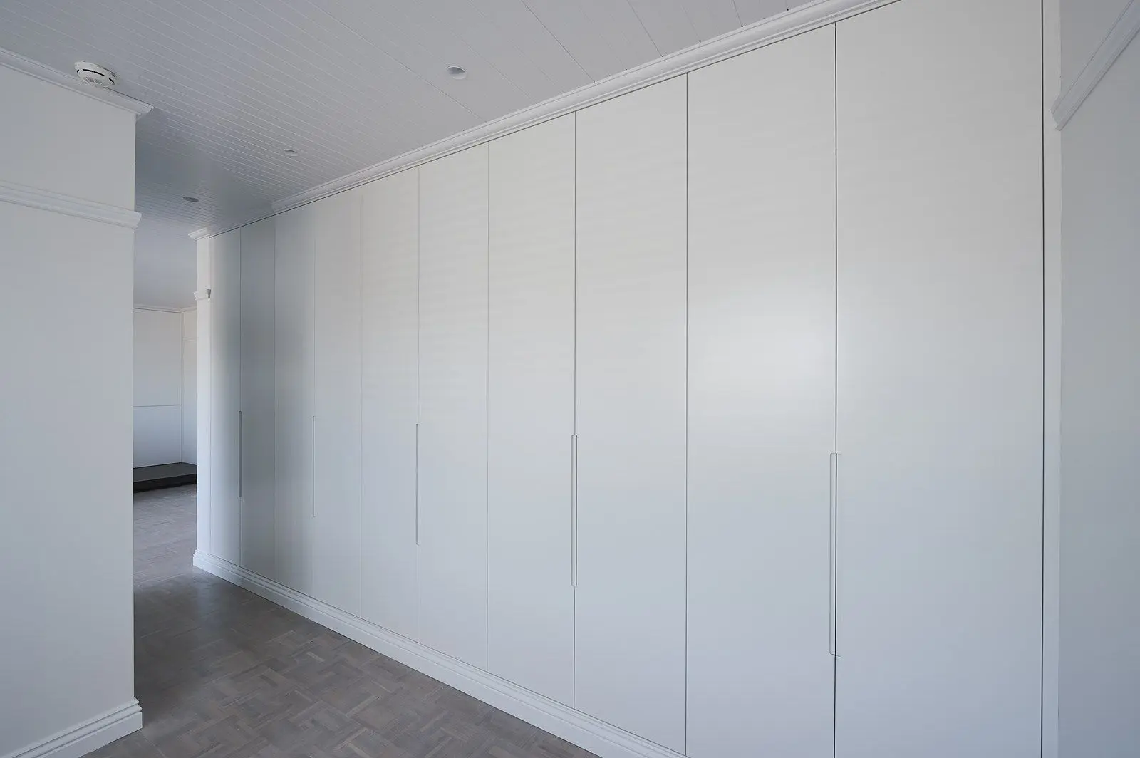 Built-in bedroom storage completed during a Coogee apartment renovation