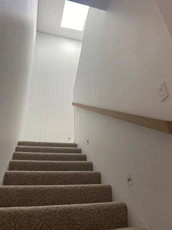 Staircase and integrated handrail completed within a Maroubra residential build