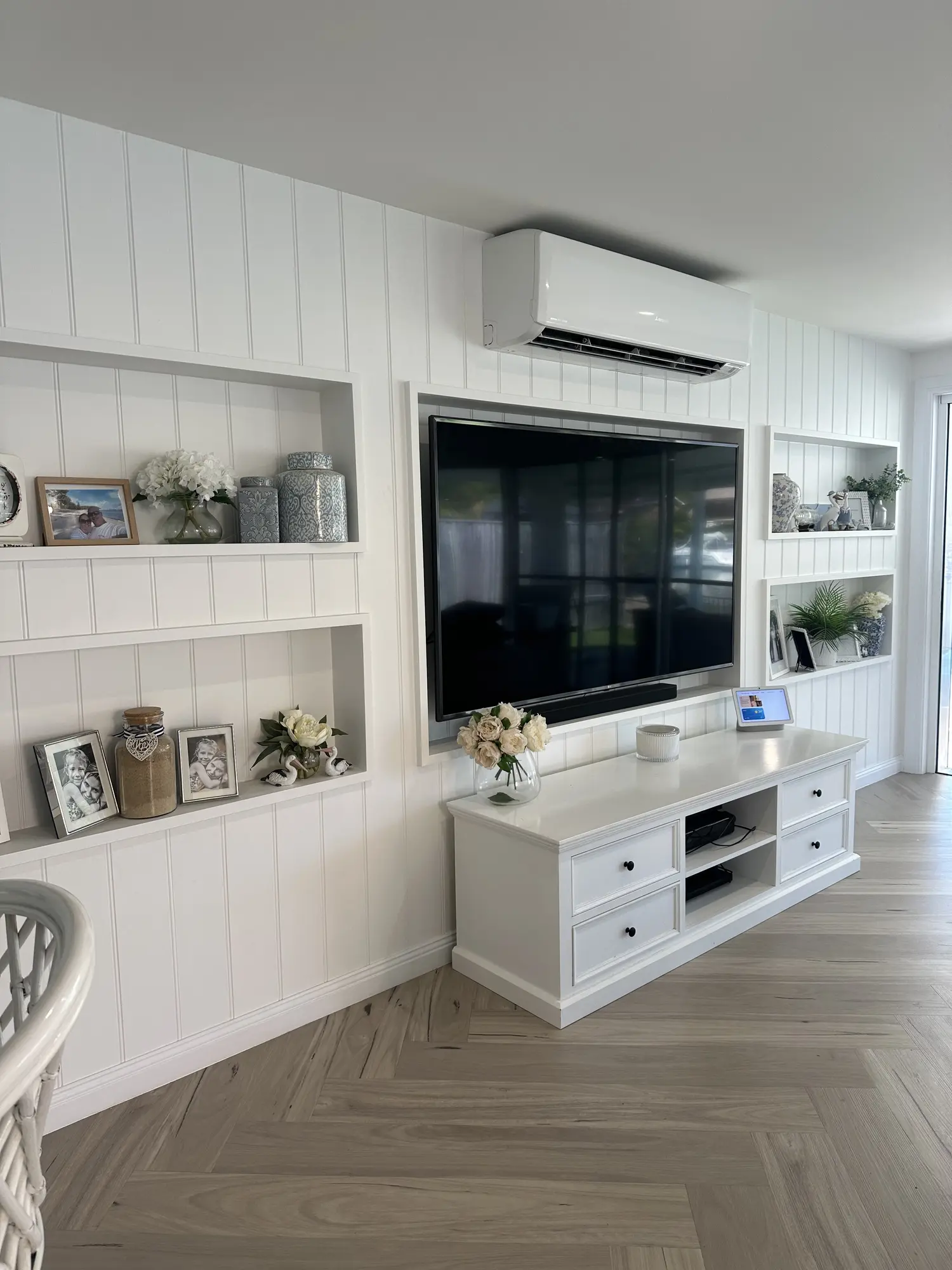 Finished living area within the St Huberts Island renovation