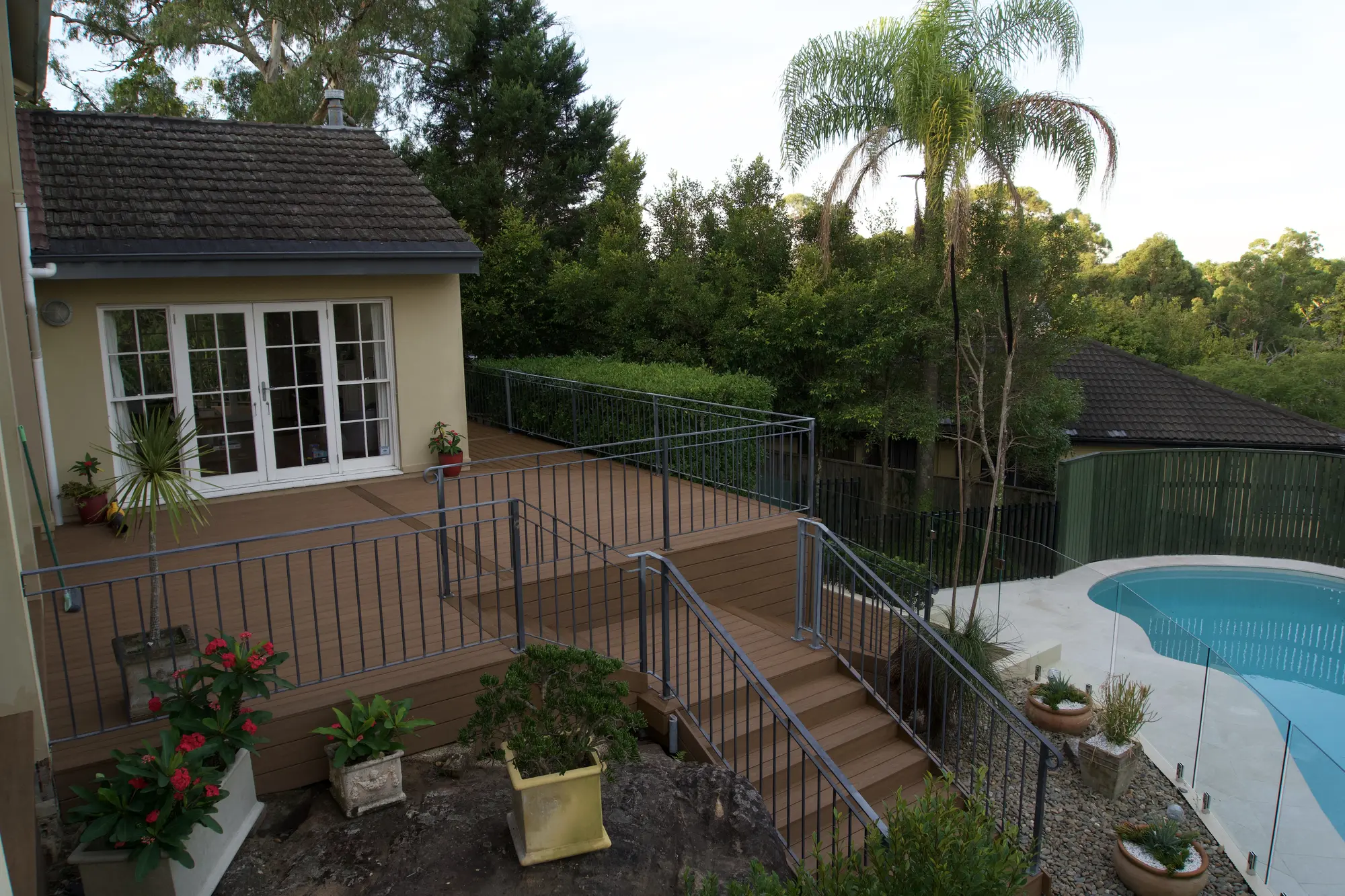 Composite decking, St Ives
